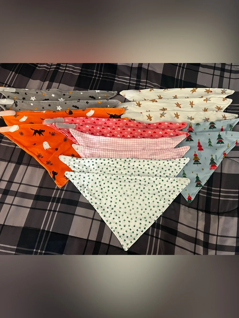Baby Holiday Bandana Bibs